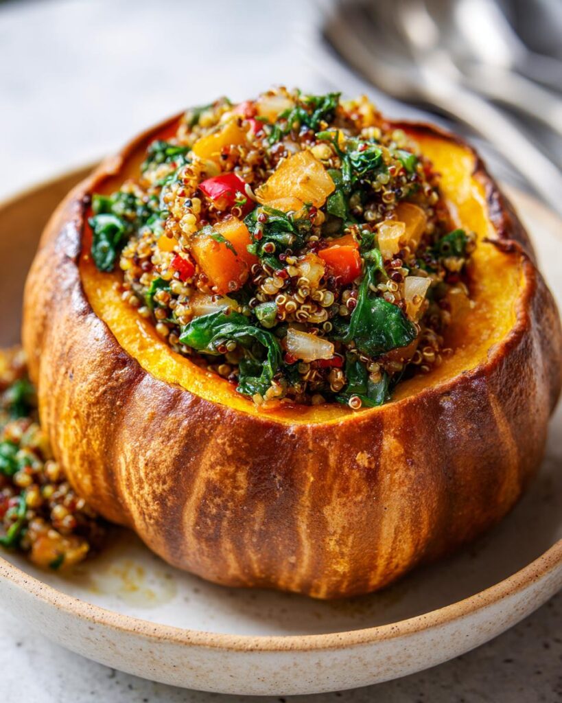 Healthy Stuffed Pumpkin Dish