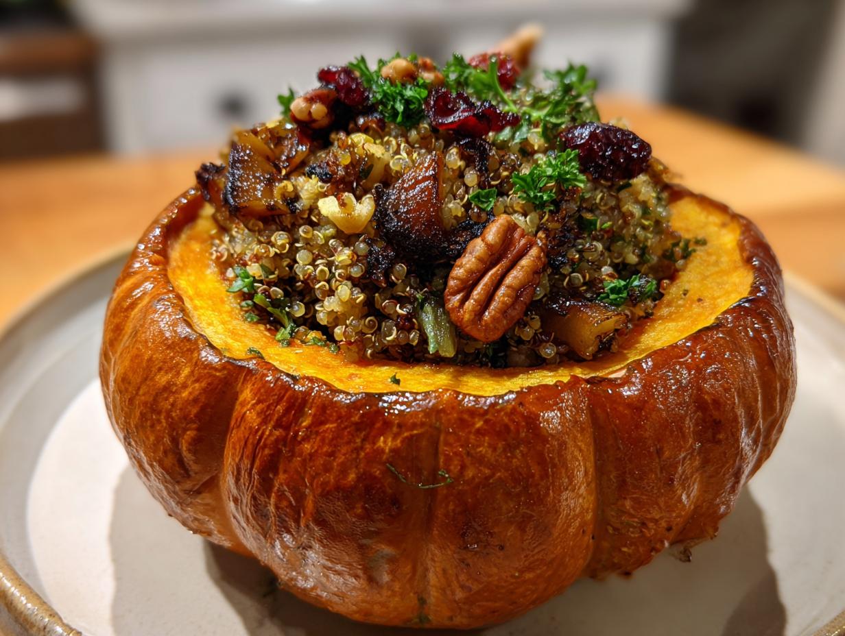 Roasted Stuffed Pumpkin Recipes - detail 4