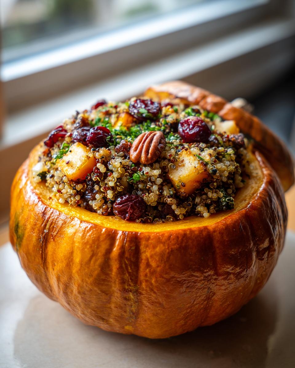 Roasted Stuffed Pumpkin Recipes: 1 Magical Fall Feast  
(59 characters)