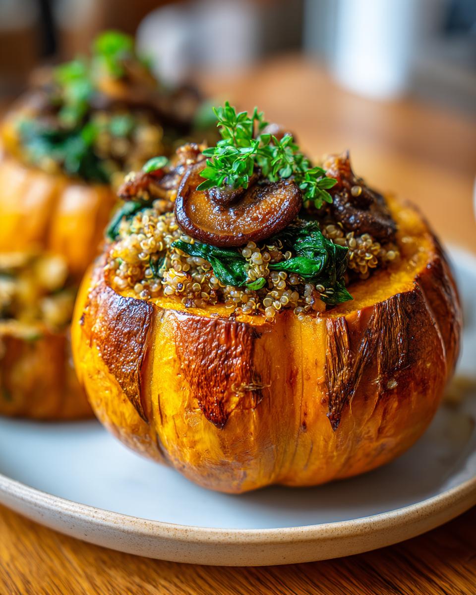 Whole Baked Stuffed Pumpkin - detail 4